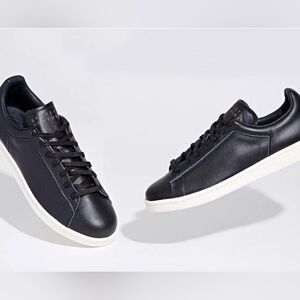 RARE Vintage Barney's NY x adidas Stan Smith Black Leather Sneakers W8 (M7)